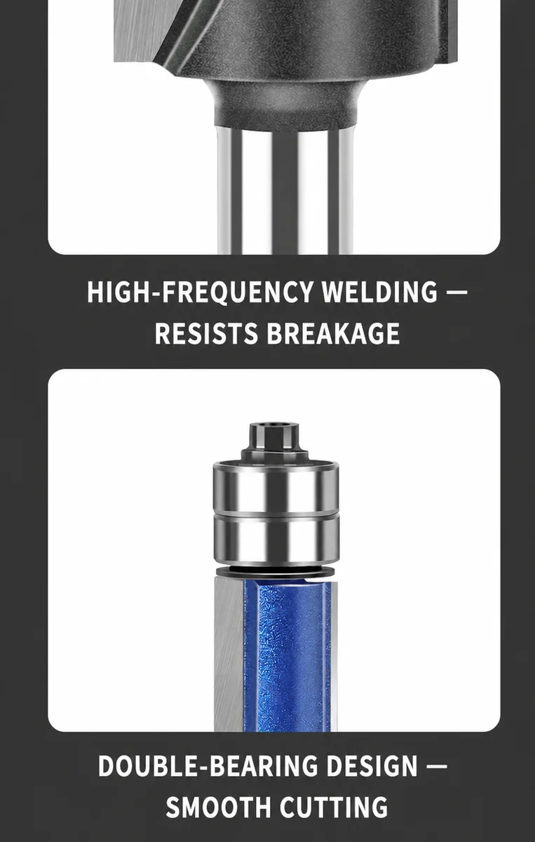 CUTQOR Multi-Profile 1/4-Inch Router Bit Series product detail