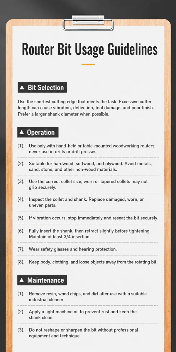CUTQOR Bearing-Guided Flush-Trim Router Bit Series product detail