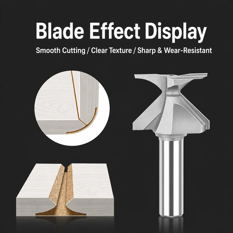 CUTQOR Integrated Radius Bending Router Bits product detail