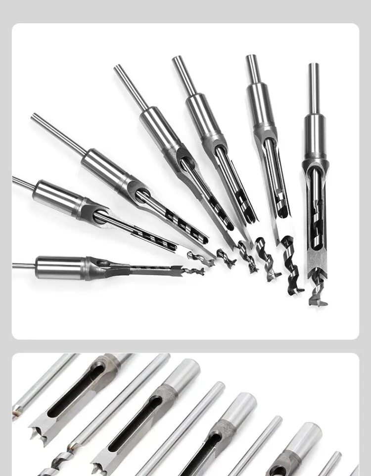 Square Hole Mortising Drill Product Photos