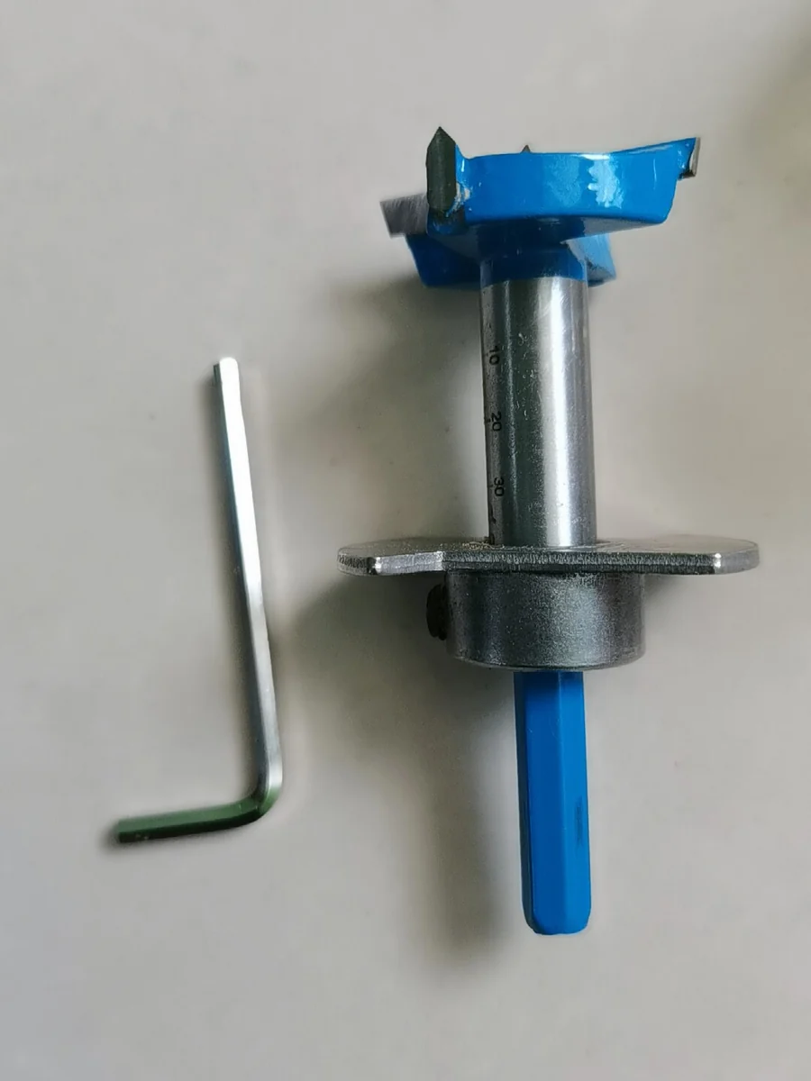 CUTQOR Adjustable Depth-Stop Hinge Boring Bits product detail
