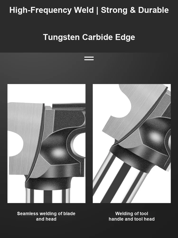 CUTQOR Double-Arc Fingernail Cabinet Pull Router Bits product detail
