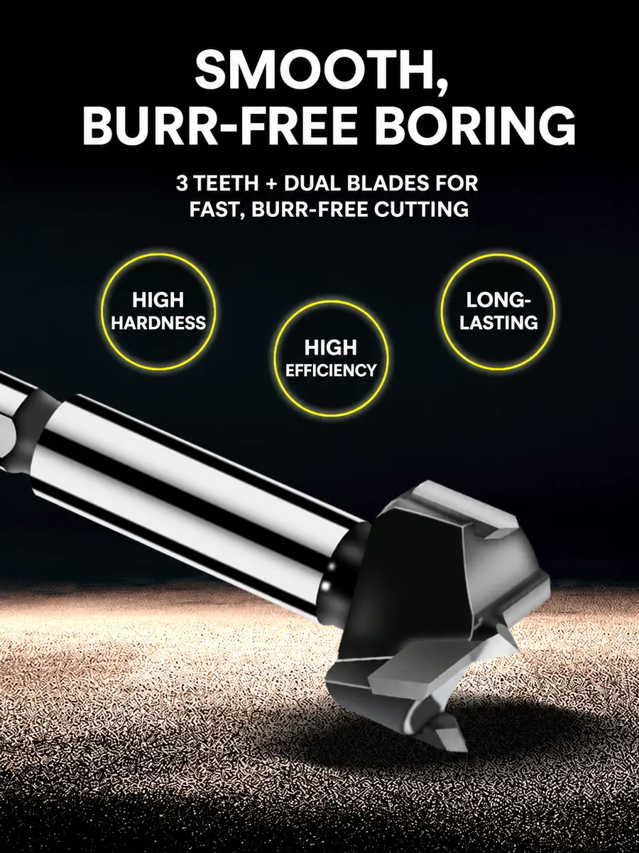 CUTQOR industrial woodworking hinge and lock boring bit