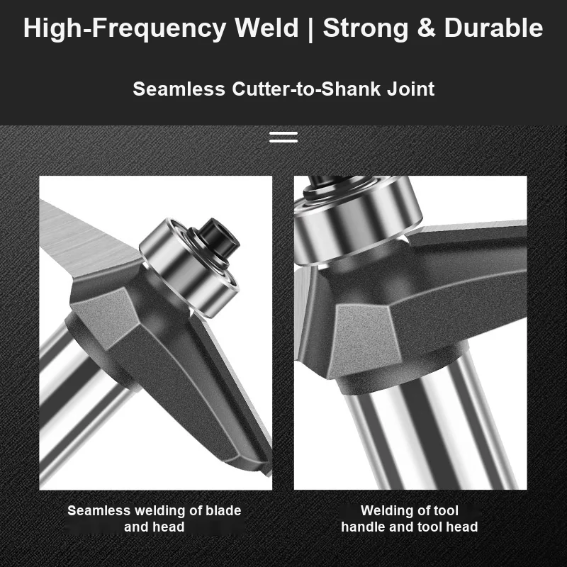 CUTQOR 15° Horse-Nose Profile & Bevel Door Panel Router Bits product detail