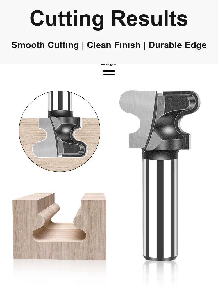 CUTQOR Double-Arc Fingernail Cabinet Pull Router Bits product detail