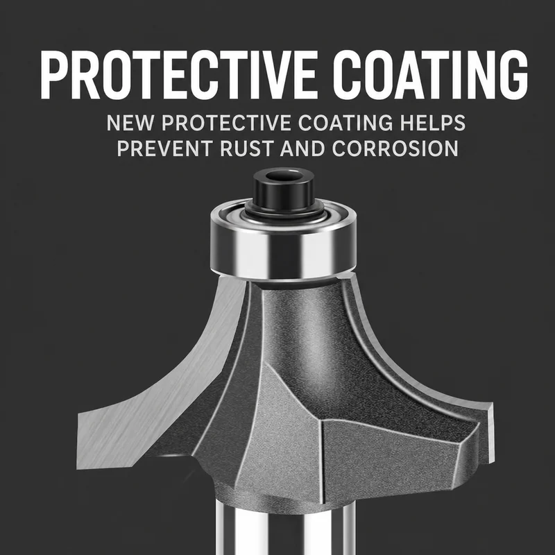 CUTQOR Professional Bearing Roundover Router Bit Series product detail