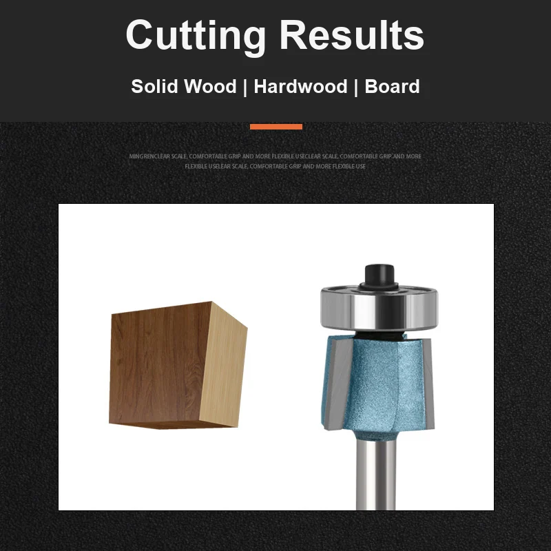 CUTQOR Three-Flute 8° Edge-Banding Bevel Trim Router Bits product detail