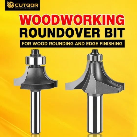 CUTQOR Professional Bearing Roundover Router Bit Series