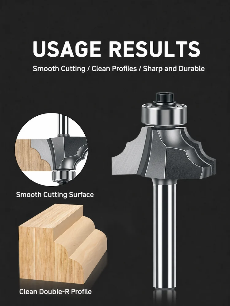 CUTQOR Double-R Molding Router Bits product detail