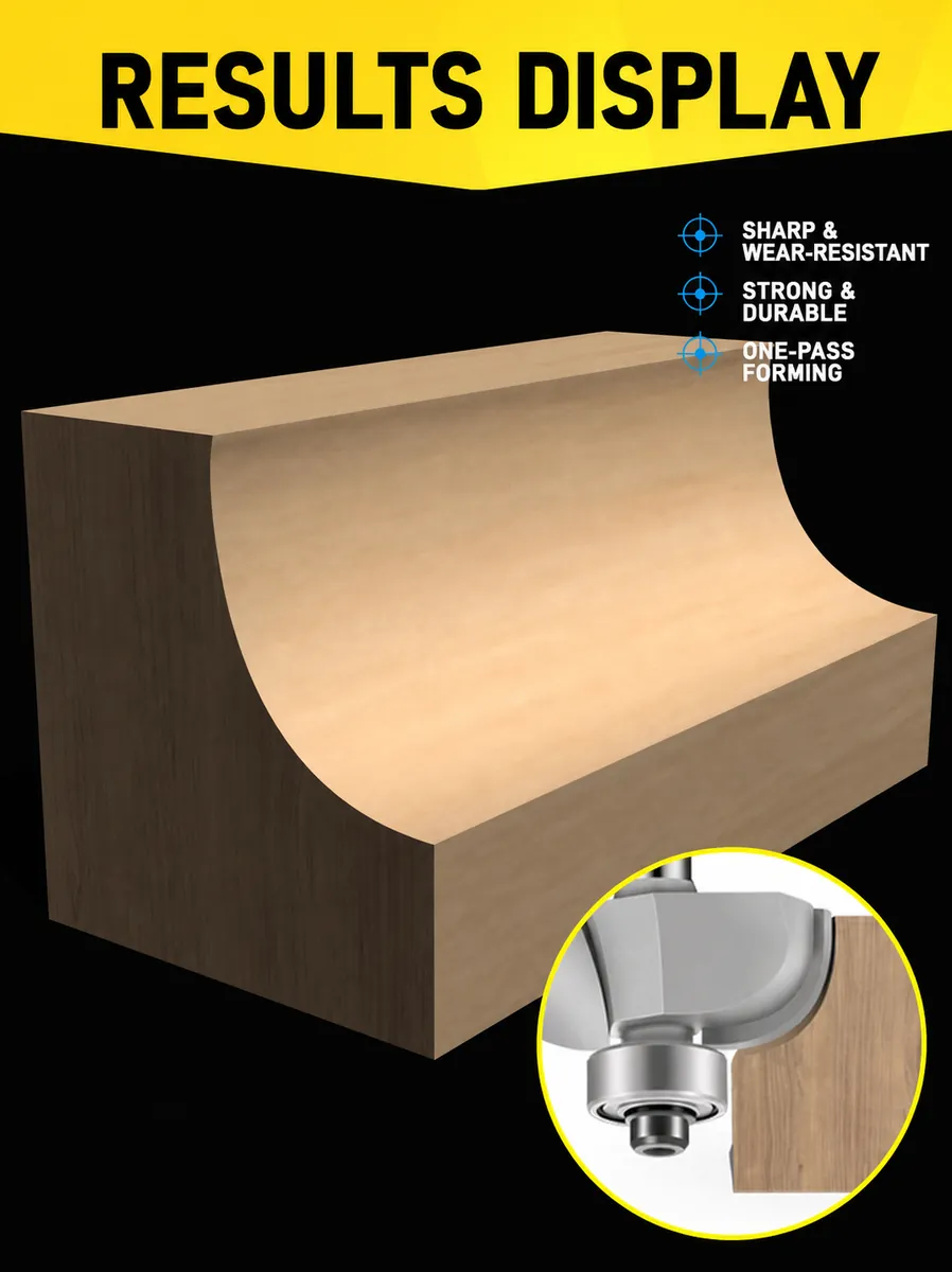 Roundover Cutting Result