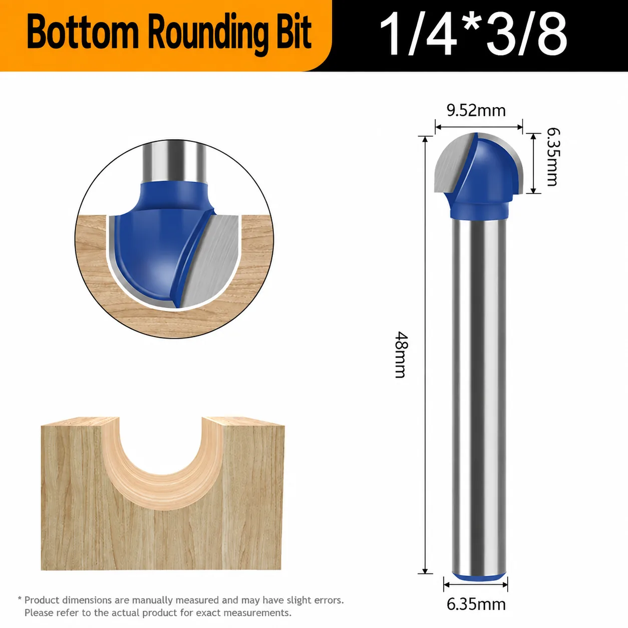 CUTQOR 1/4-Inch 90° V-Groove Router Bits localized English product image 10040-en.webp