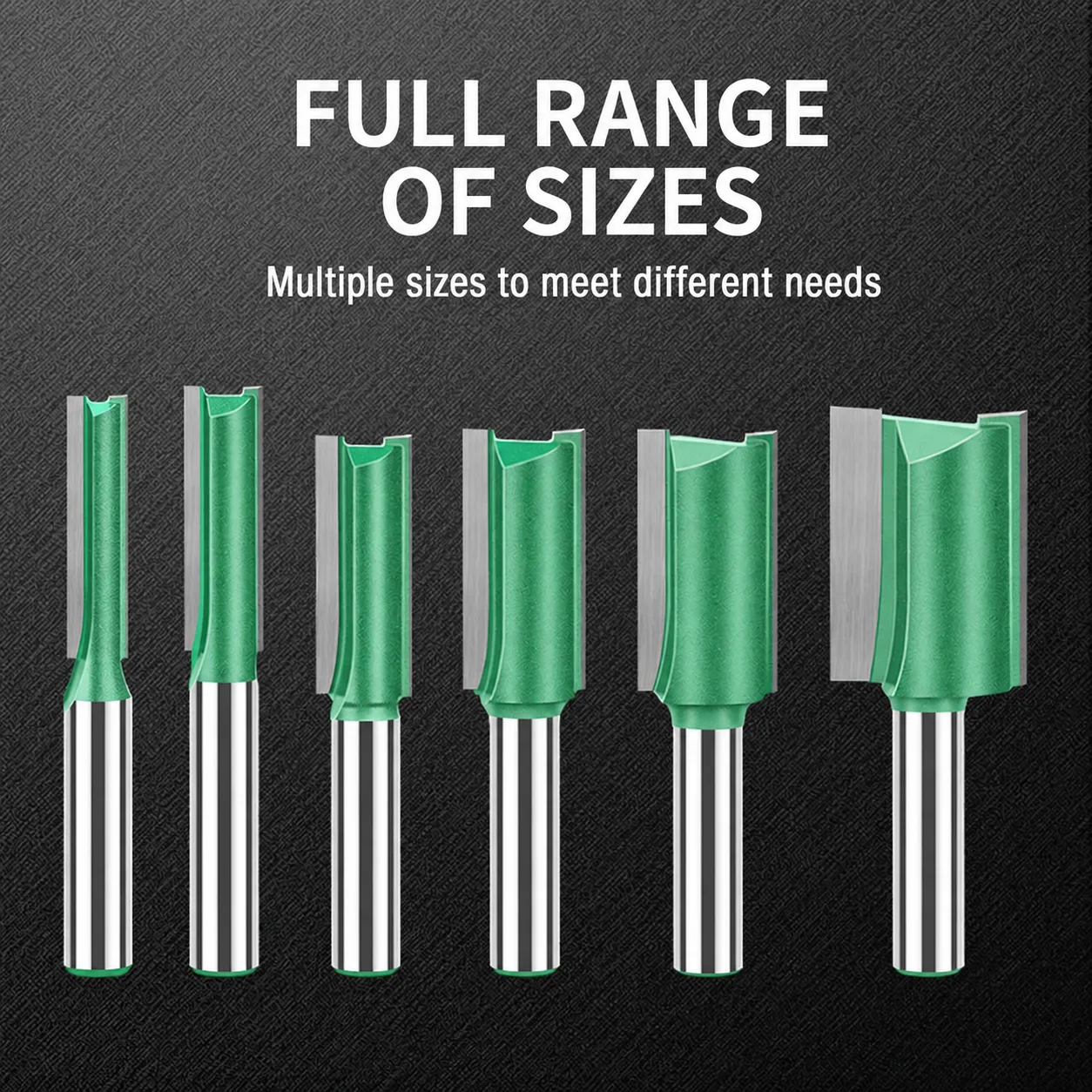 Double-Flute Straight Router Bit 8 × 12 × 30 - product view 2