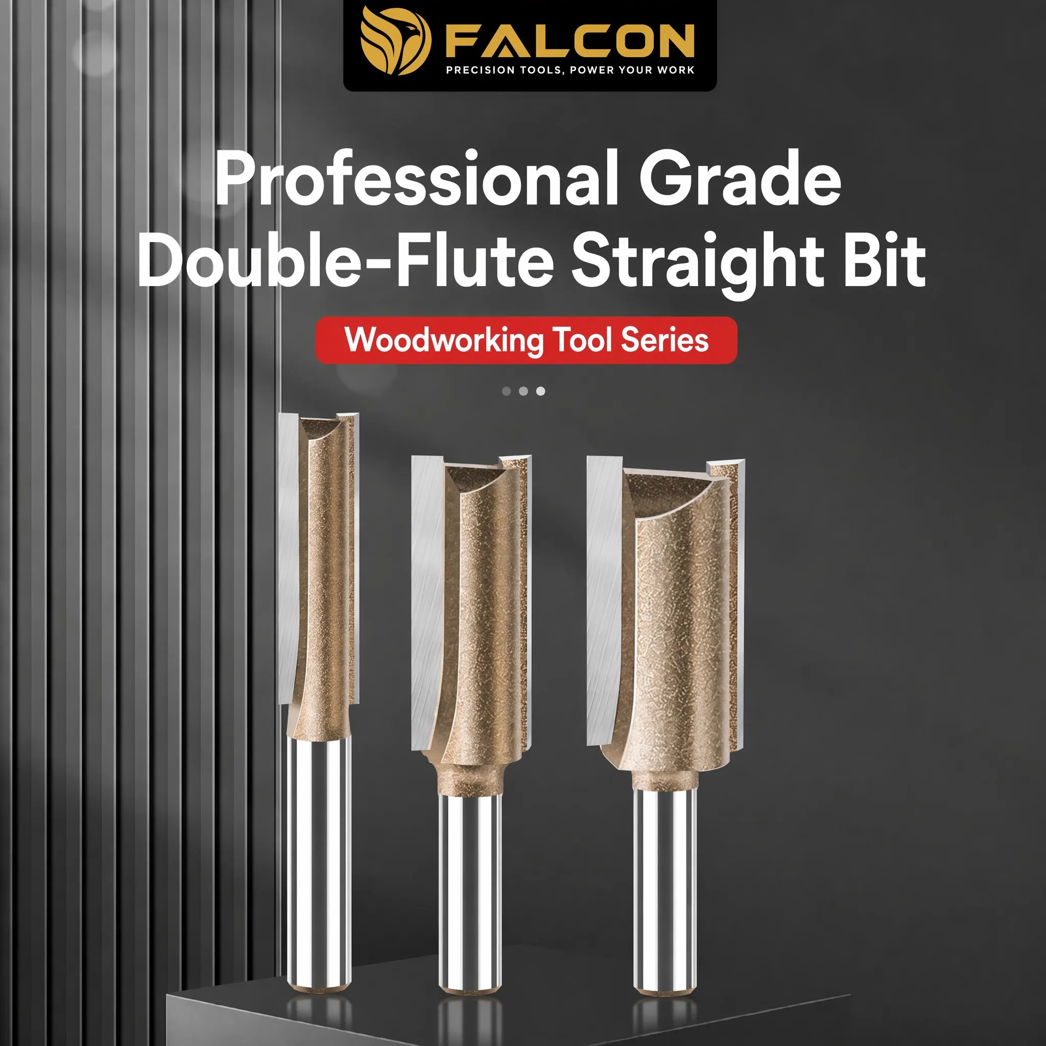 Professional Straight Router Bit 6 × 6 × 30 - product view 2