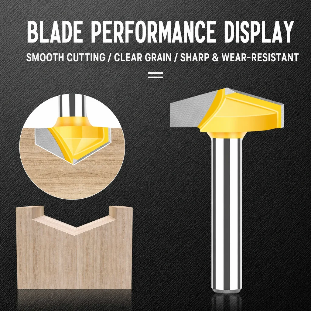 3D V-Groove Router Bit 6 × 13 × 90° - product detail 4