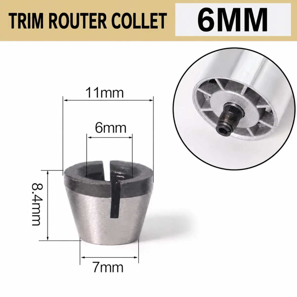 Bearing-Guided Flush Trim Router Bit 6 × 3/4 × 25 - product detail 9