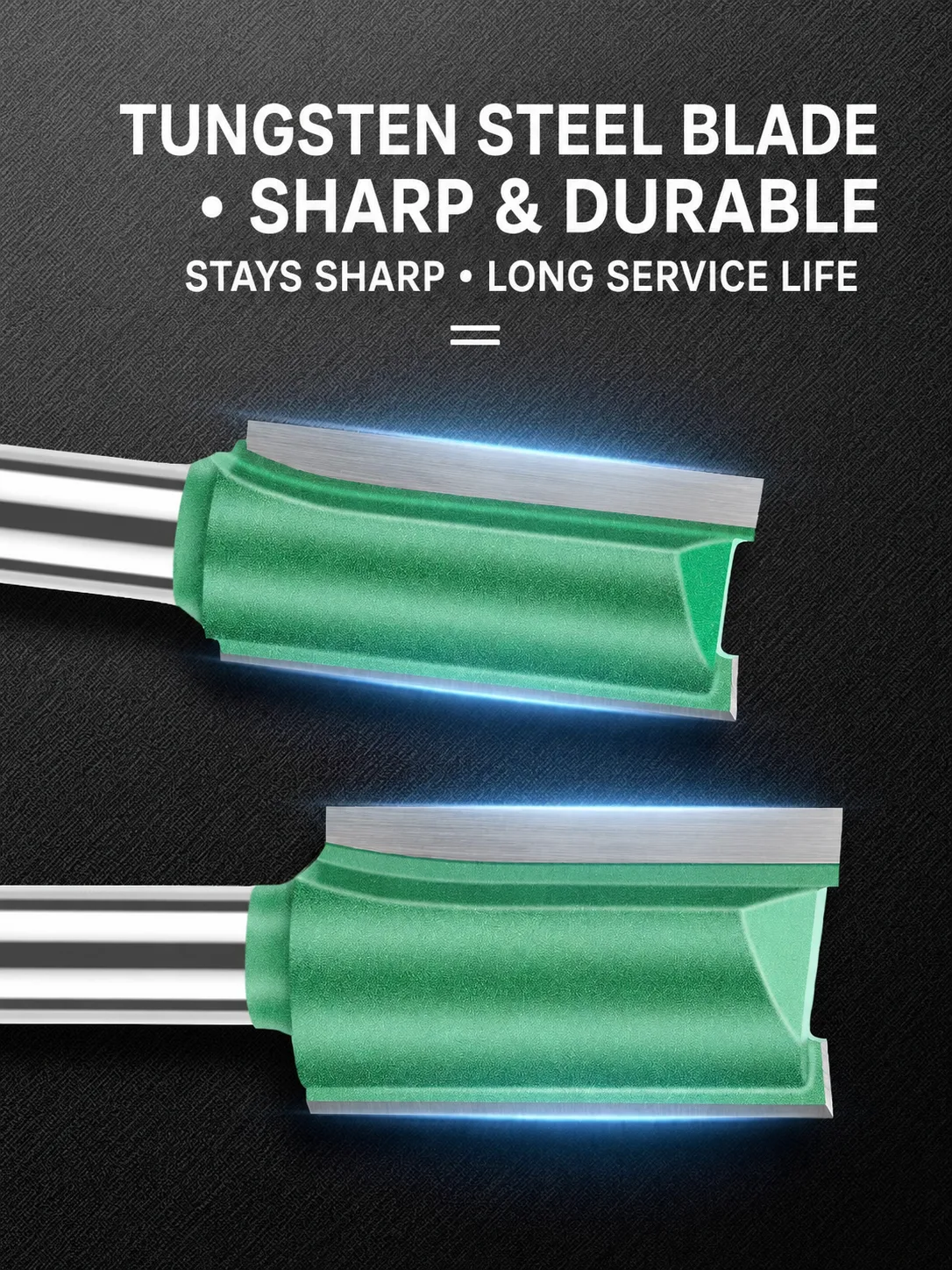 Double-Flute Straight Router Bit 8 × 12 × 30 - product detail 7