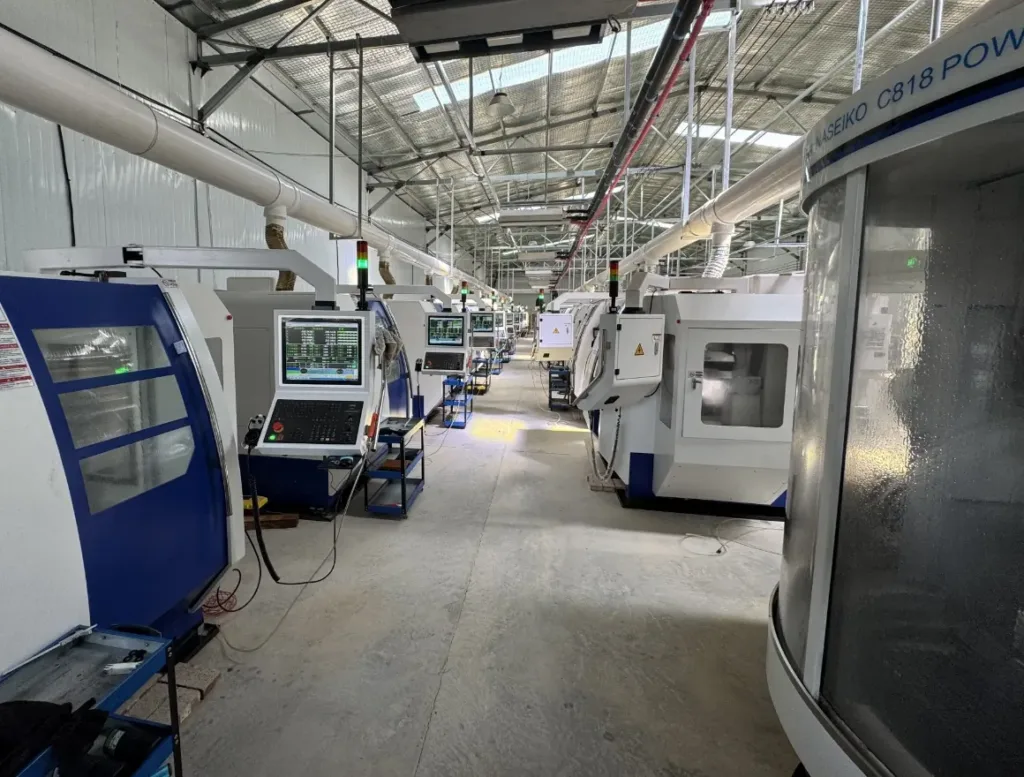 High-resolution production equipment used for cutting tool order coordination
