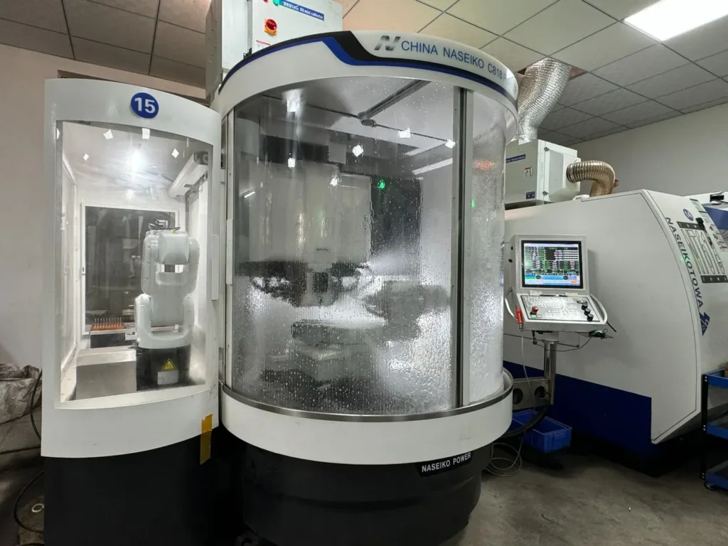 Tool grinding equipment used by a CUTQOR manufacturing partner