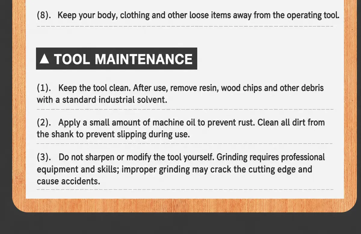 Router bit maintenance and safe handling guide