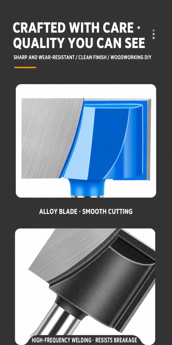 Crafted Cutting Edge and Weld