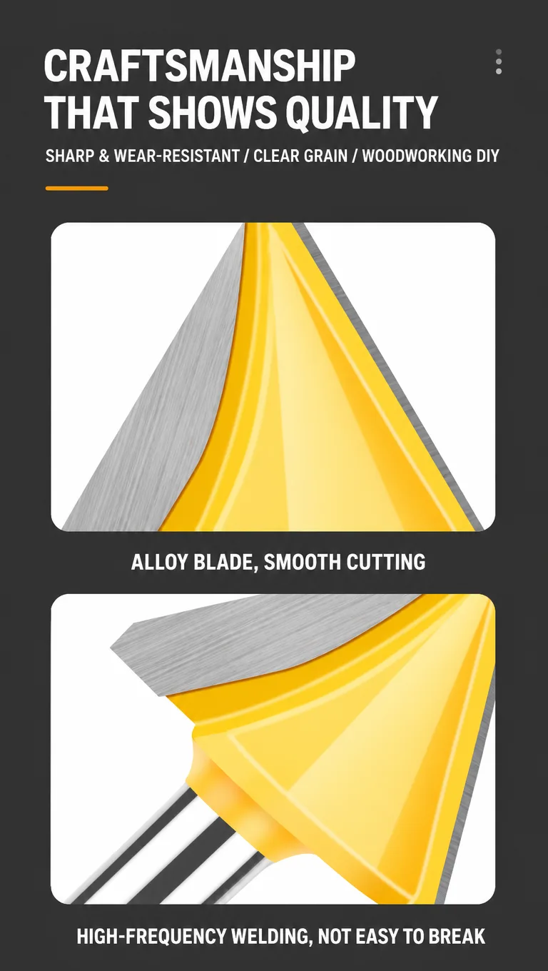 3D V-Groove Router Bit 6 × 13 × 90° - product detail 9