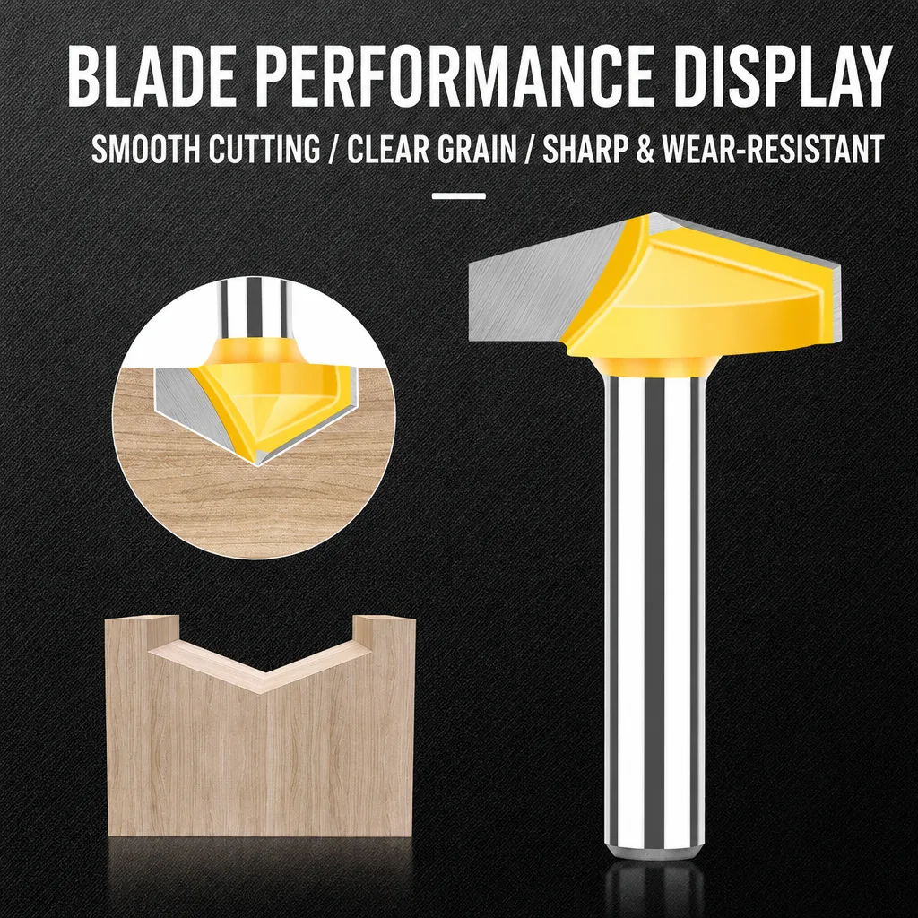 3D V-Groove Router Bit 6 × 13 × 90° - product detail 17