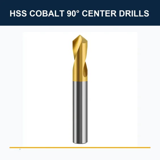 Cobalt-Titanium 90° Spotting Drills — translated original product image