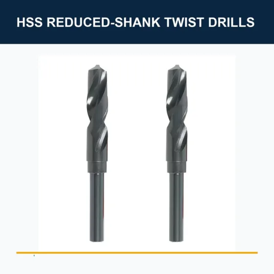 Reduced-Shank HSS Twist Drills — translated original product image