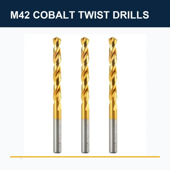 M42 Cobalt Twist Drills — translated original product image